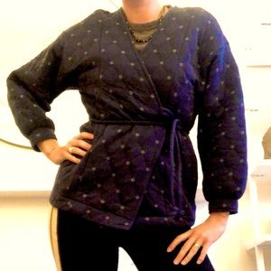 Madewell Small Quilted Wrap Jacket